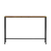 Smal konsolbord i vintage-look, 120 x 80 x 20 cm, brun