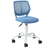 Smart og praktisk kontorstol, blå, højde 46-58 cm