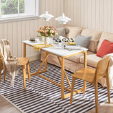 Spisebord - Enkelt men elegant design, dette bord er ideelt til køkkenet, spisestuen, stuen, stuen, arbejdsværelset og kontoret osv.