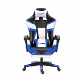 Trefarvet spille- og kontorstol med T-form Accent Blue
