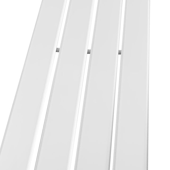 Aquamarine® Design Radiator - Lodret, Enkeltlag, 4 Segmenter, 1600x300x52 mm, hvid