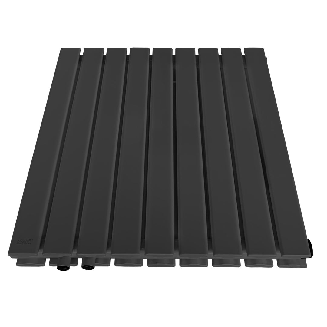 Aquamarine® Panelradiator - Vandret, 600x886 mm, 646W, antracit