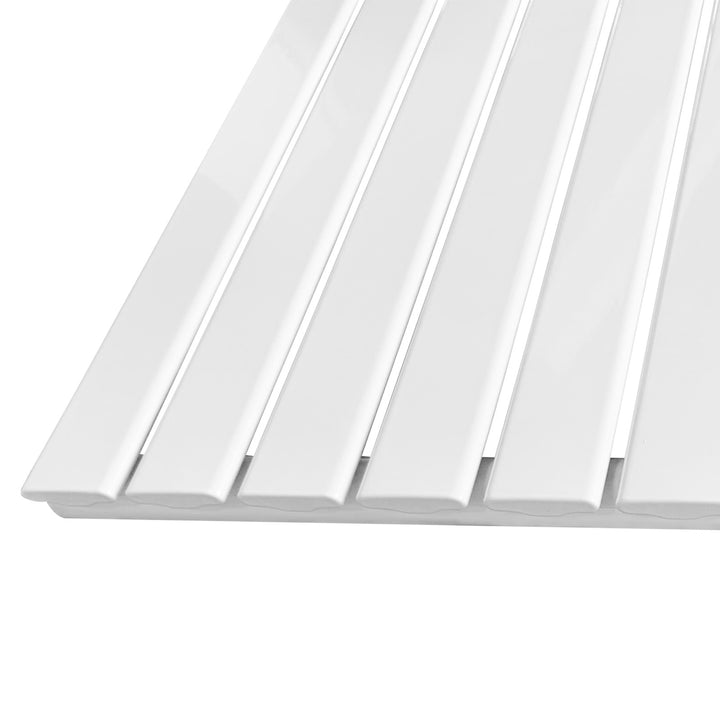 Vandret panelradiator, enkeltlag, 600x886x52 mm, hvid