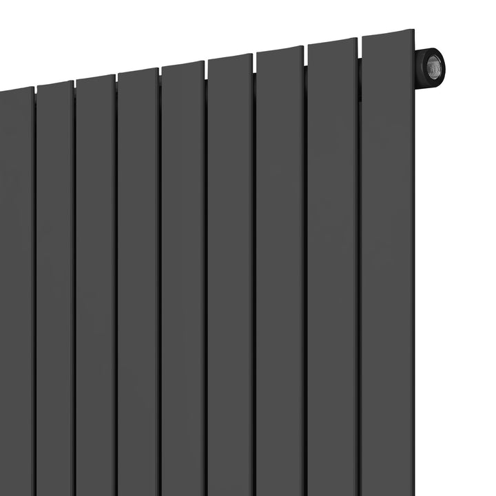 Aquamarine® Panelradiator - Vandret, 600x886 mm, 646W, antracit