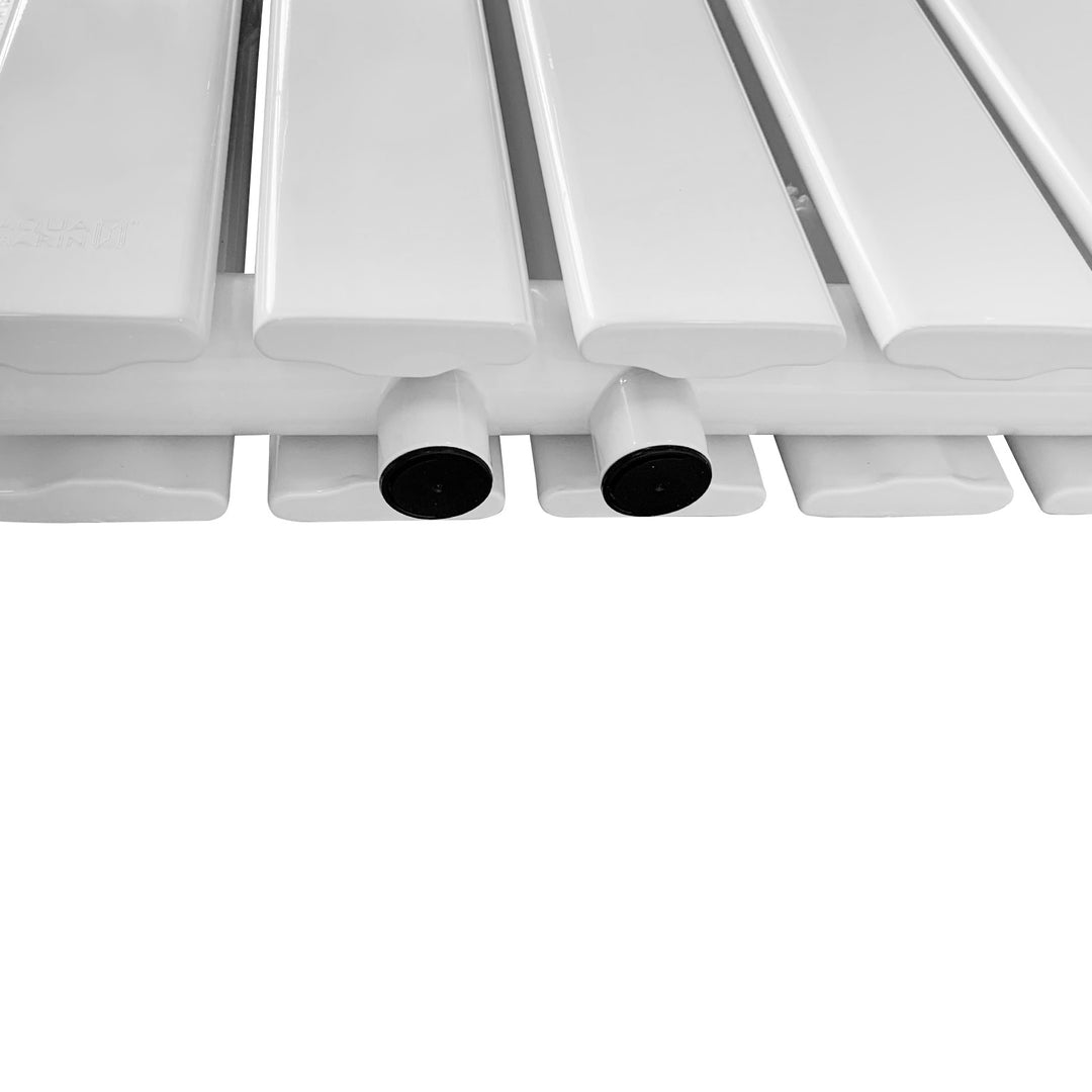 Aquamarine® Design Radiatorer - Vandret, Dobbeltlag, 26 Segmenter, 600x886x69 mm, Centralvarme, Hvid