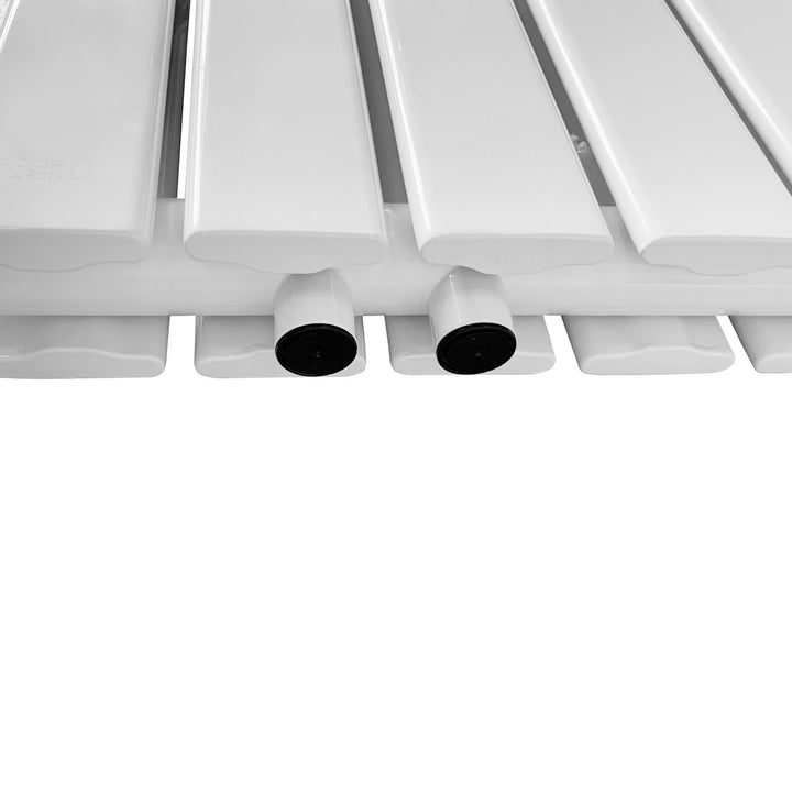 Aquamarine® Design Radiatorer - Vandret, Dobbeltlag, 26 Segmenter, 600x886x69 mm, Centralvarme, Hvid