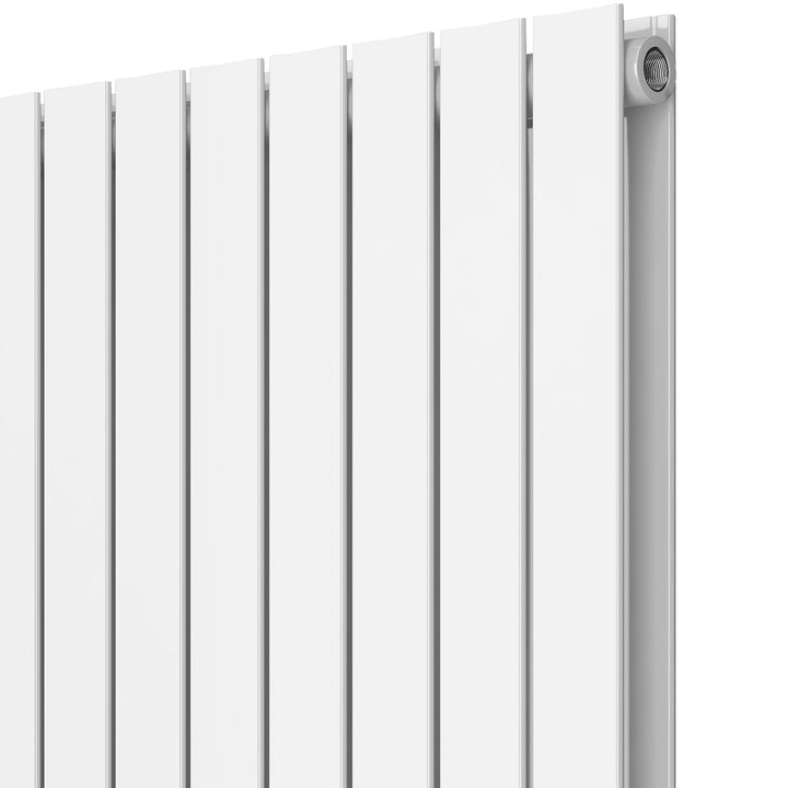 Aquamarine® Design Radiatorer - Vandret, Dobbeltlag, 26 Segmenter, 600x886x69 mm, Centralvarme, Hvid