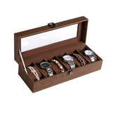 Opbevaringsbox til armbåndsure, brun