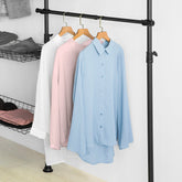 Walk in closet - garderobestativ, tøjstativ, højde og længde justerbar