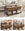 Sofabord med åben og skjult opbevaring, 60x100x(48-62)cm, brun og sort