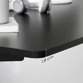 Forvandl dit kontor: el-hævebordsplade med glatte kanter (140 x 70 cm)