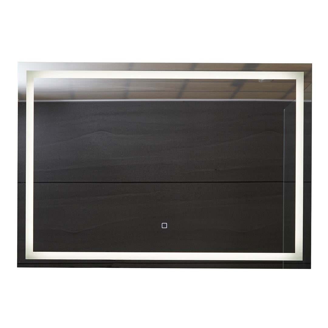 LED badeværelsesspejl, 100 x 70 cm, dugfri, dæmpbar, EEK A++, energibesparende, med hukommelsesfunktion
