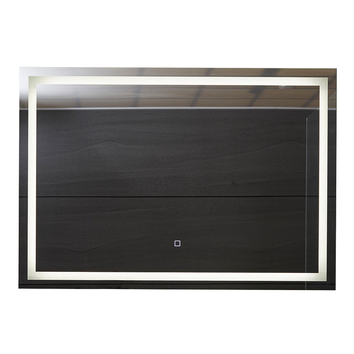 LED badeværelsesspejl, 100 x 70 cm, dugfri, dæmpbar, EEK A++, energibesparende, med hukommelsesfunktion