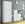 Kontorskab med skydelåger, 70 x 111 x 40 cm, hvid