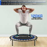 Fitness Trampolin - 101 cm, max 120 kg, sammenklappelig, indendørs/udendørs