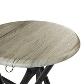 Pladsbesparende klapbord med 2 sammenklappelige stole