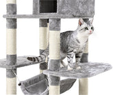 Kattetræ Med 2 Senge, Hængekøje, Udsigtsplatform Og Legeområde