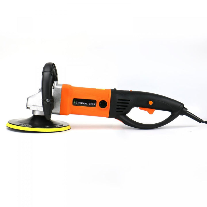 Polermaskine 1400W + 24-delt tilbehørssæt - polerskiver: 125/150/180 mm, 3000 o/min