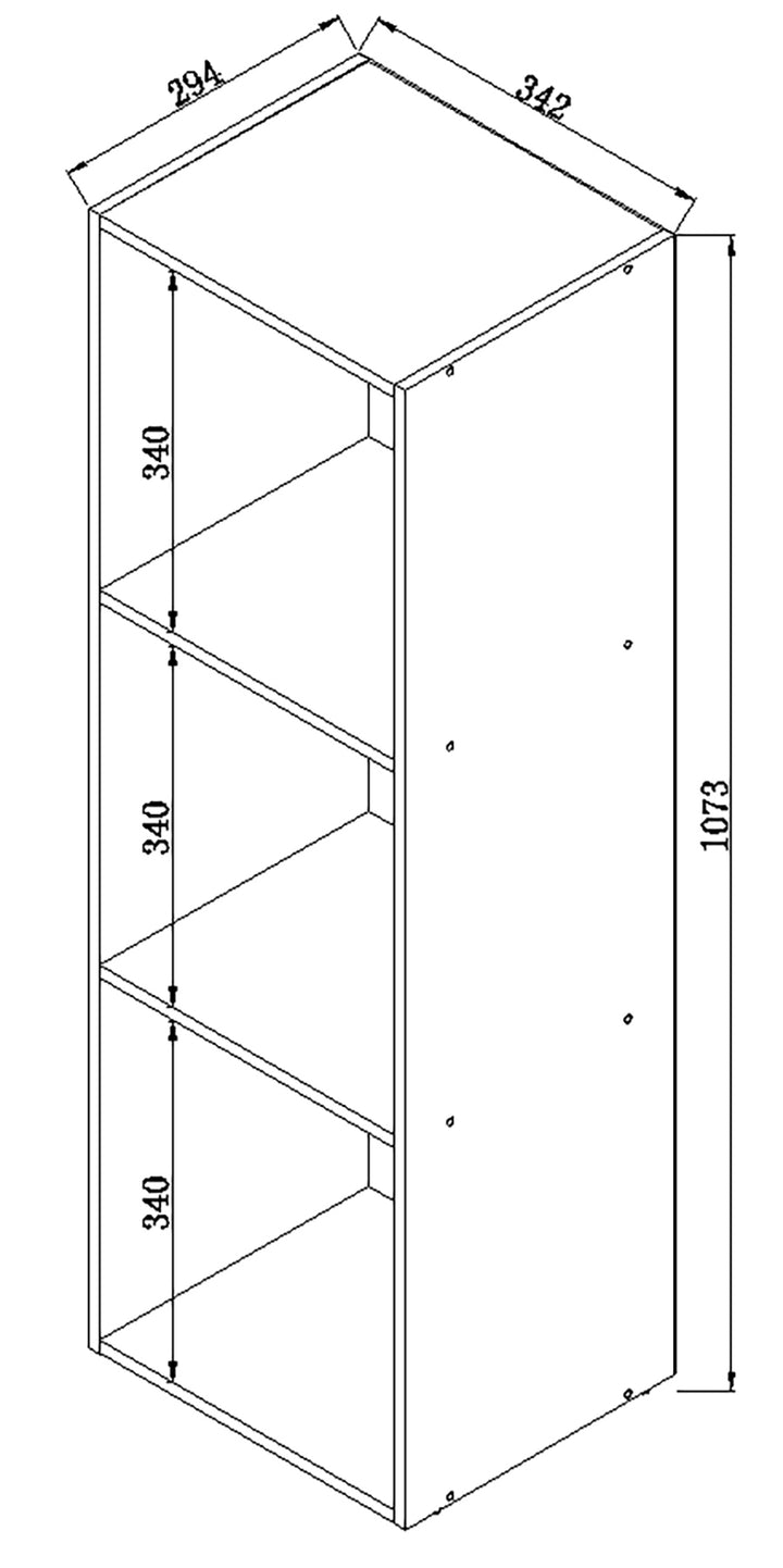 Pladereol, højde 107 x bredde 34 x dybde 33 cm, grå