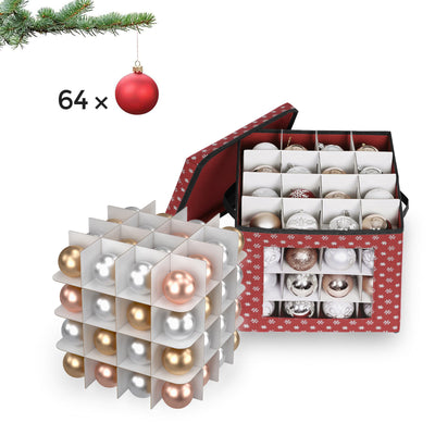 3 x smarte og dekorative opbevaringskasser til julekugler