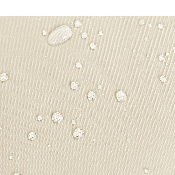 Sidemarkise - udtrækbar, 180x500cm, vandtæt, uigennemsigtig, beige
