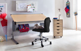 Skrivebordsstol til børn i sort fra Amstyle - Lammeuld.dk
