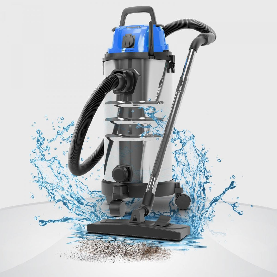 Industristøvsuger - 2300 W effekt, 30 liter, blå