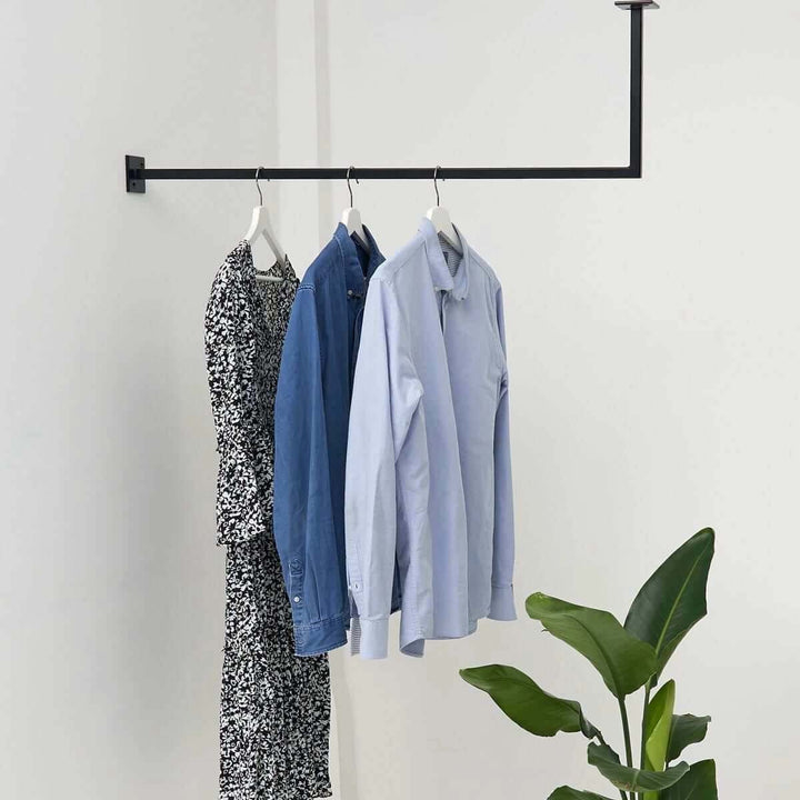 Tøjstang SIMPLE HANGIN, B100 cm, sort