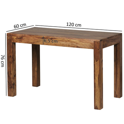 Spisebord i Massivt træ (køkkenbord), 120 x 60 cm - Lammeuld.dk