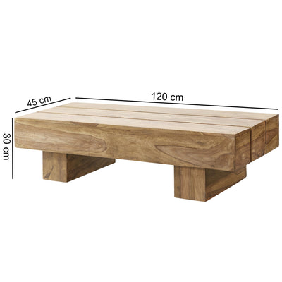 Sofabord i akacietræ, SIRA 120 x 45 x 30 cm - Lammeuld.dk