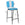 American Diner barstol i blå og hvid med mål