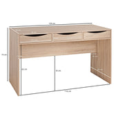 RESIDENTIAL desk SAMO 120 cm design kontorbord Sonoma eg ungdomsbord - Lammeuld.dk