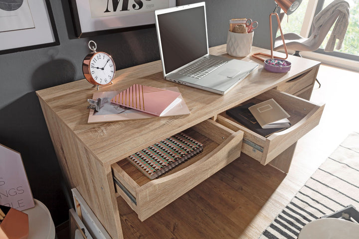 RESIDENTIAL desk SAMO 120 cm design kontorbord Sonoma eg ungdomsbord - Lammeuld.dk