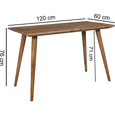 Resident spisebord REPA 120 x 60 cm Sheesham massivt træbord - Lammeuld.dk