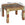Sofabord i træ, KALKUTTA, 60 x 47 x 60 cm - Lammeuld.dk