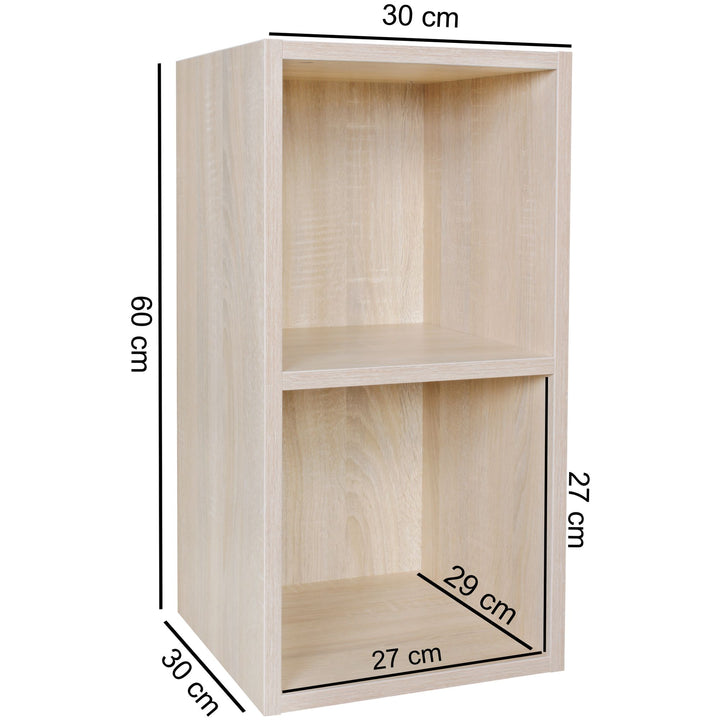 Moderne Sonoma hyldereol - 30x60x30 cm - Lammeuld.dk