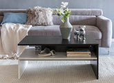 Sofabord med opbevaring - 90 x 60 cm - Lammeuld.dk