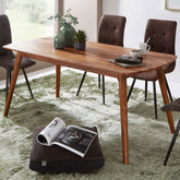 Moderne spisebord i Sheesham træ, FSC®-certificeret - Lammeuld.dk