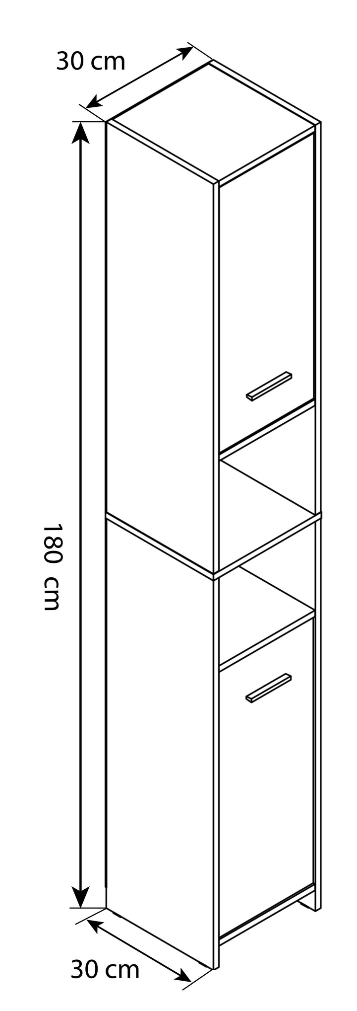 Højskab "Zalo L