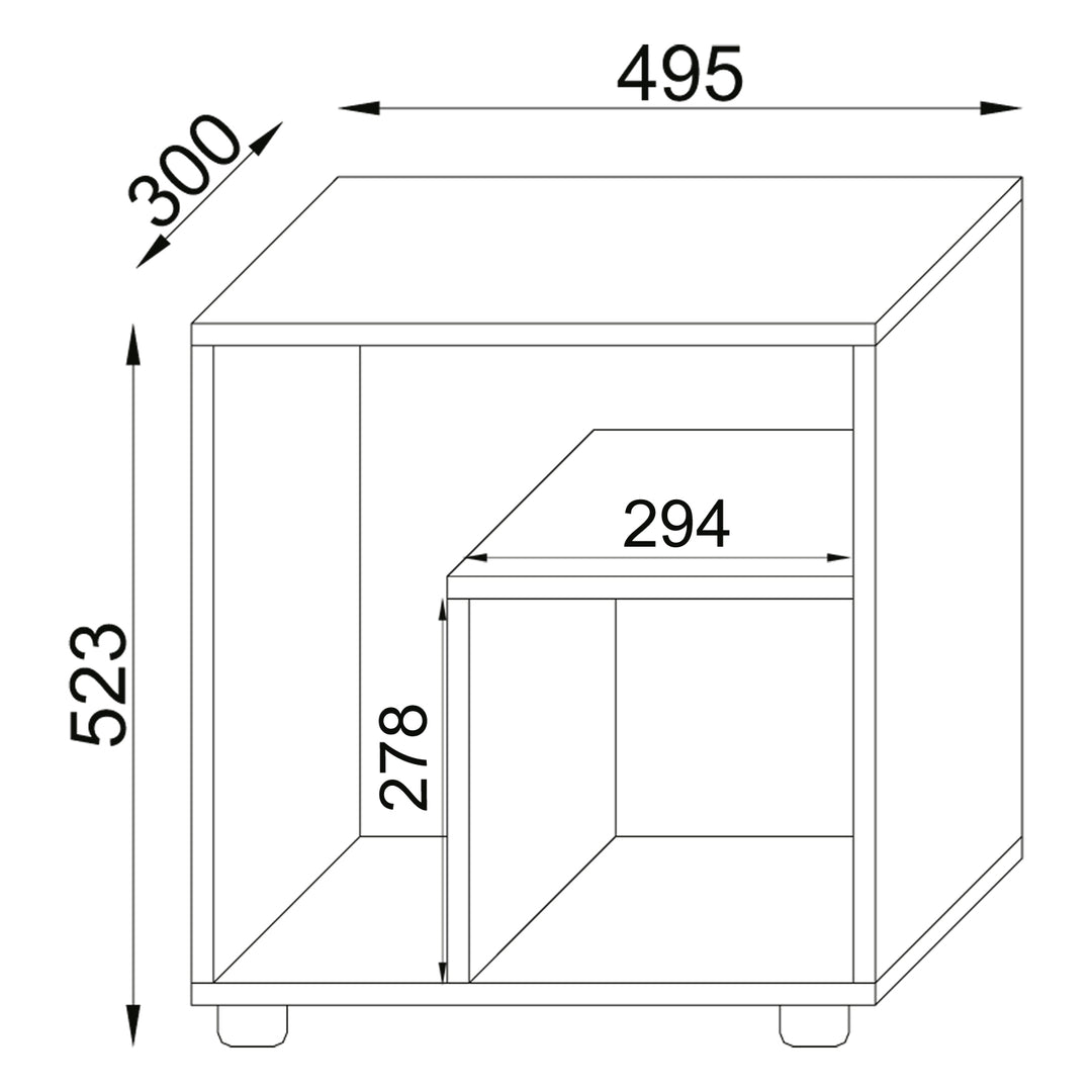 Sidebord "Zeito"