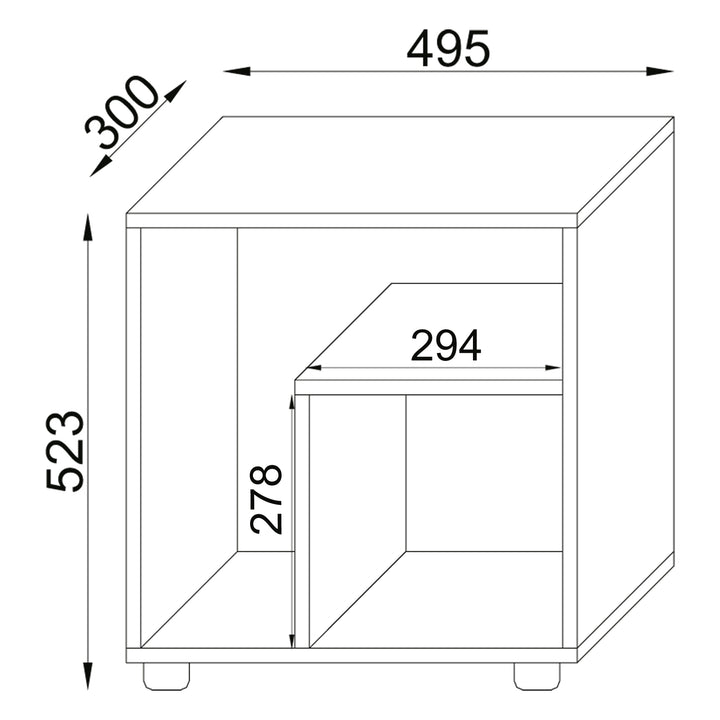 Sidebord "Zeito"