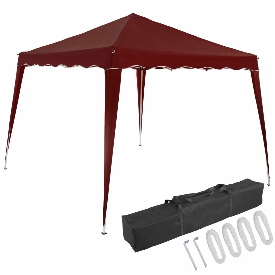 Pop Up Gazebo Capri Wine Red 3x3m