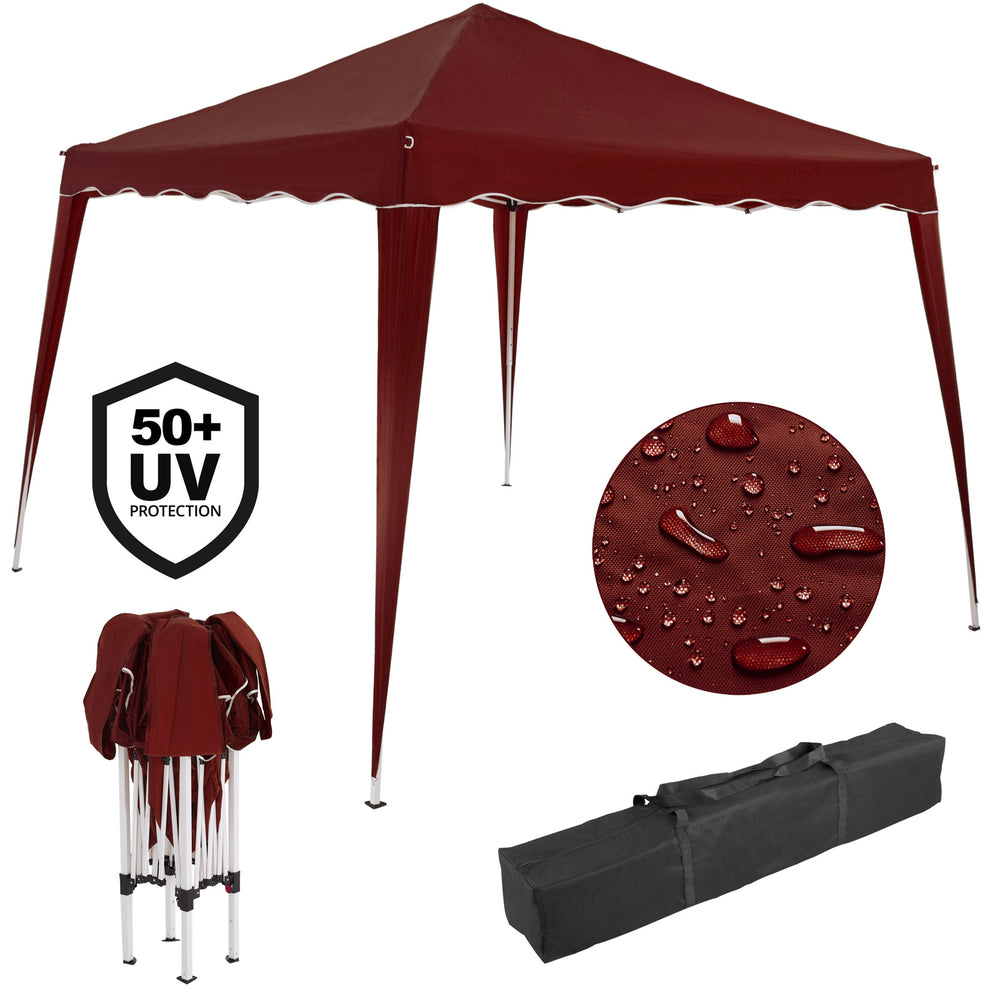 Pop Up Gazebo Capri Wine Red 3x3m