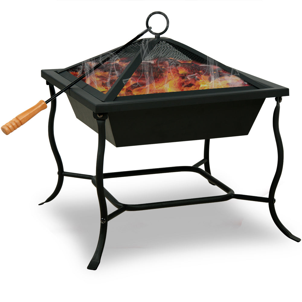 Fire Pit Steel 45x45cm