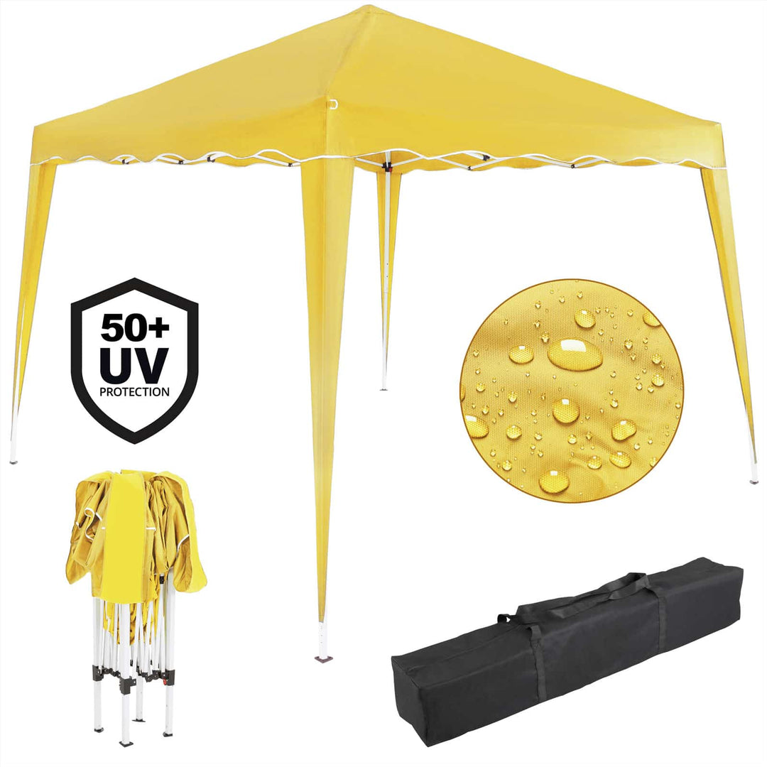 Pop Up Gazebo Capri Yellow 3x3m