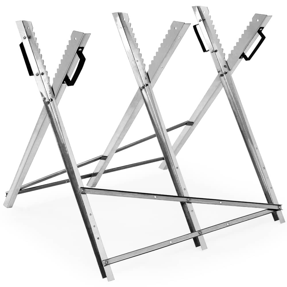 Heavy Duty Sawhorse galvaniseret metal 83x81x88 cm 150 kg