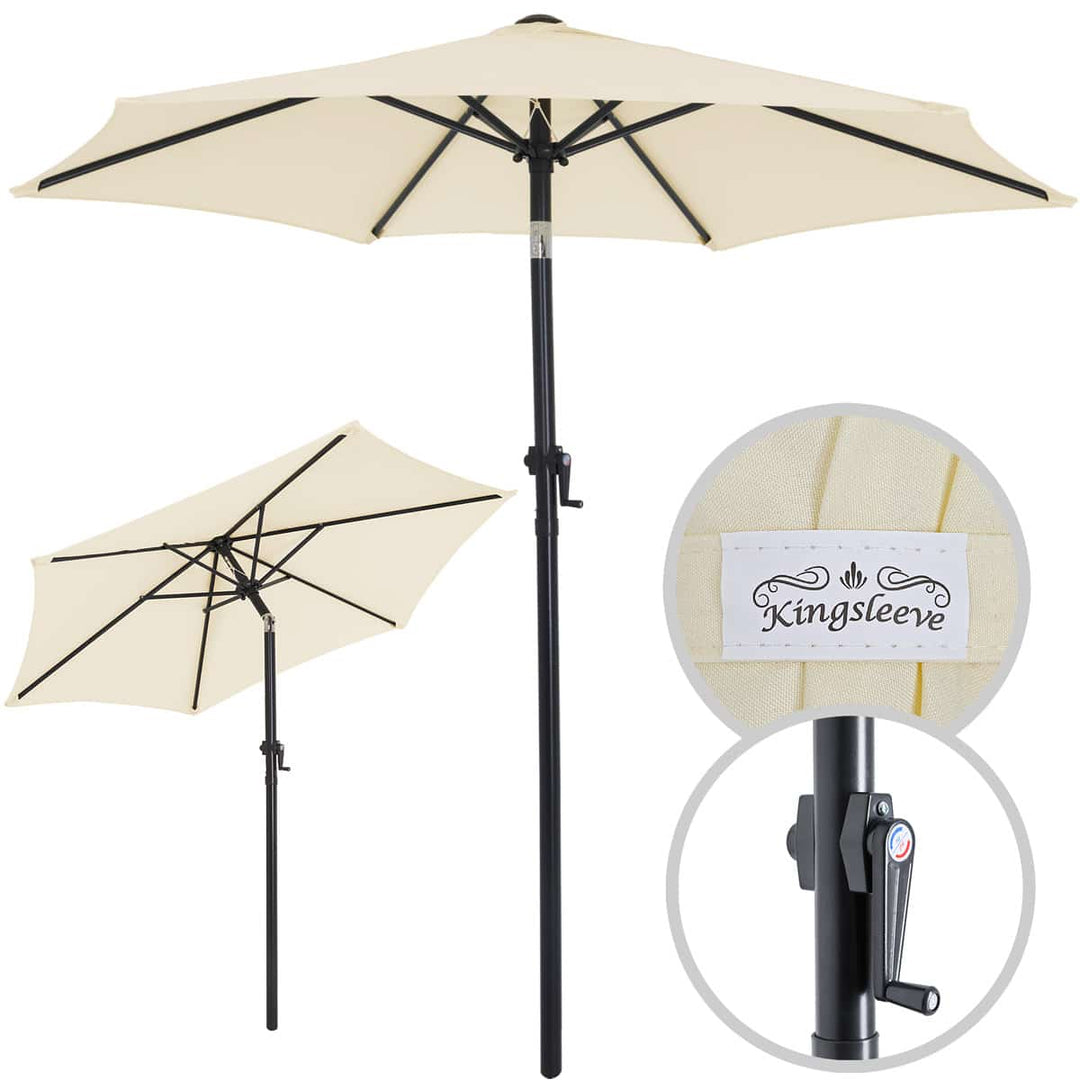 Parasol Fiji Beige 2m Crank & Tilt