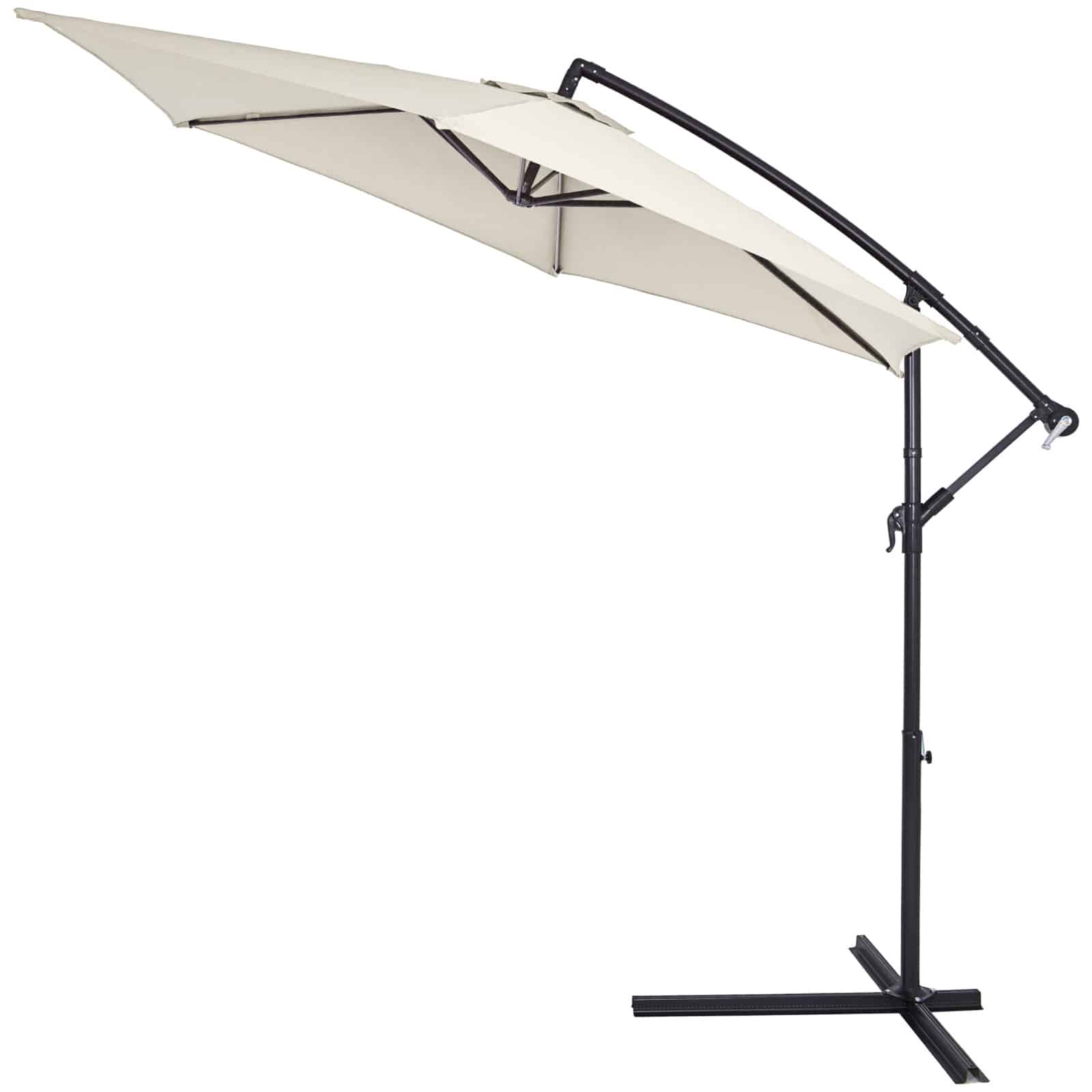 Cantilever Parasol Beige 3,3 m Crank & Tilt