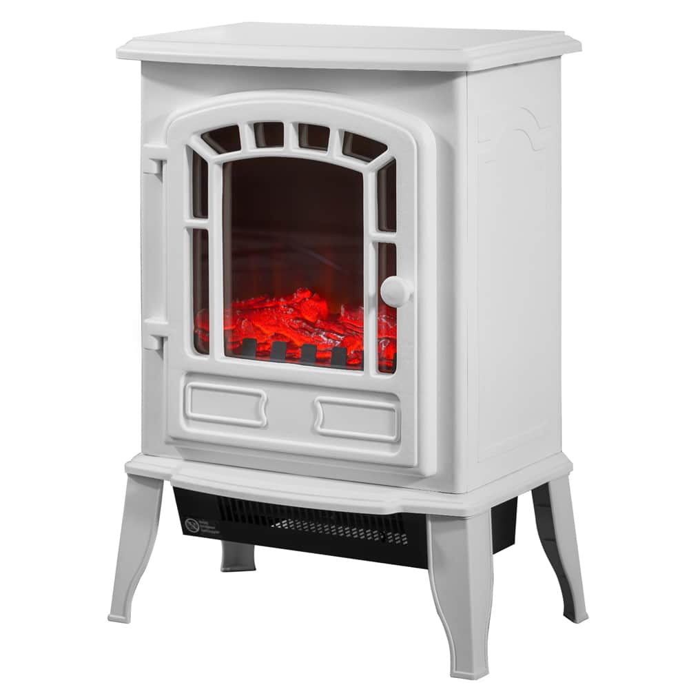 Elektrisk pejs White 2000W 56,5x24x39 cm med opvarmning