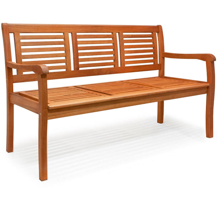 Garden Bench Bologna Eucalyptus Wood 153x90x60cm FSC®-certificeret